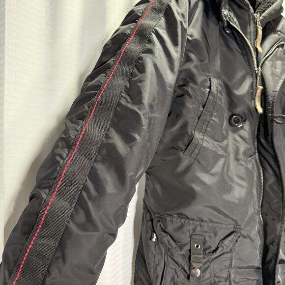 Alpha Industries Cobb II Jacket Coat Parka Women's Size M Alpha Jacket Black - Picture 3 of 15